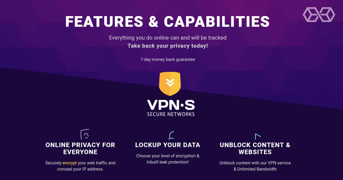 VPNSecure: Các tính năng và khả năng
